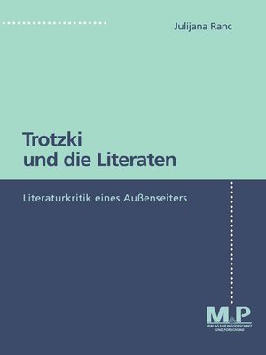 cover image of Trotzki und die Literaten